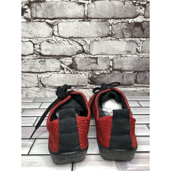 Arcopedico Red Fabric Knit LS Arch Support Sneakers Shoes Women’s Sz 39EU/8M US - Picture 6 of 16